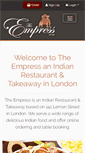 Mobile Screenshot of empressindian.co.uk